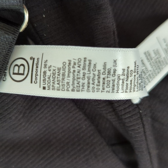 Athleta Black Well Rested Ribbed Sleep Bra Size Small - Picture 8 of 8